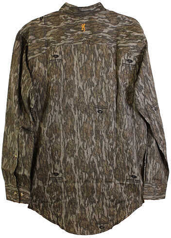 Browning Wasatch-Cb Shirt Button-Front 2 Pocket Mossy Bottomland Xl