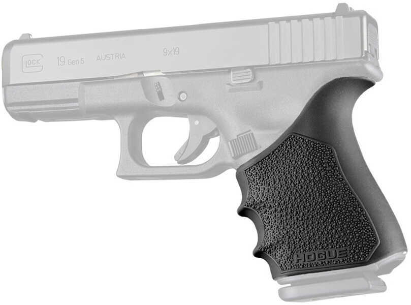 Hogue HandAll Beavertail Pistol Grip Sleeve for Glock 19 23 32 38 Gen 1-2-5 (black) 17050
