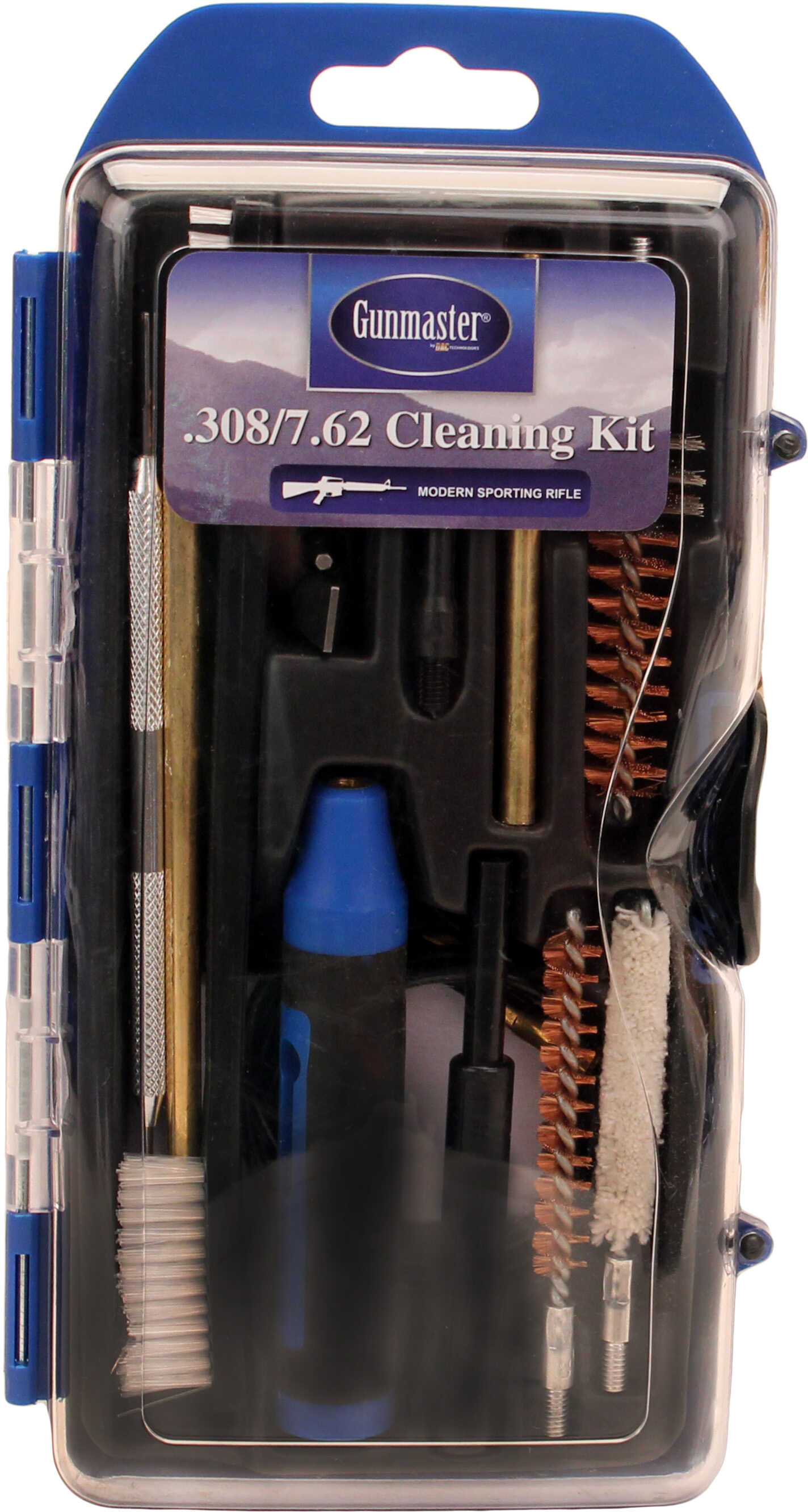 DAC Gunmaster AR Rifle Cleaning Kit 17 Pieces 308/762MM Includes Pull Through Rod Punch Pick and 6 Driver Set GM30
