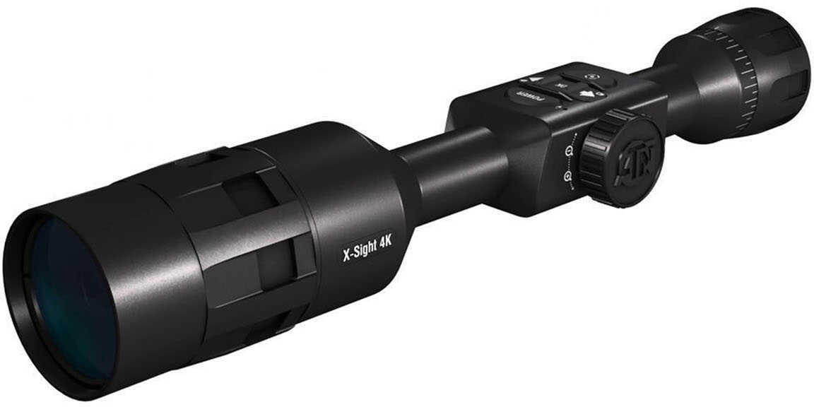ATN X-Sight 4K Pro Smart HD Optics 3-14x Obsidian IV Dual Core Day/Night Mode 1080 Display Record Video Captures Picture