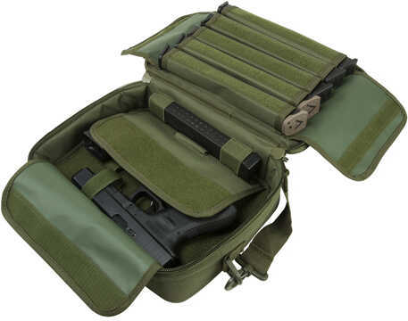NCStar CPDX2971G Double Pistol Range Bag Case Green
