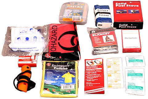 Wise Five Day Emergency Survival Kit Backpack For One Person-32 Servings Red