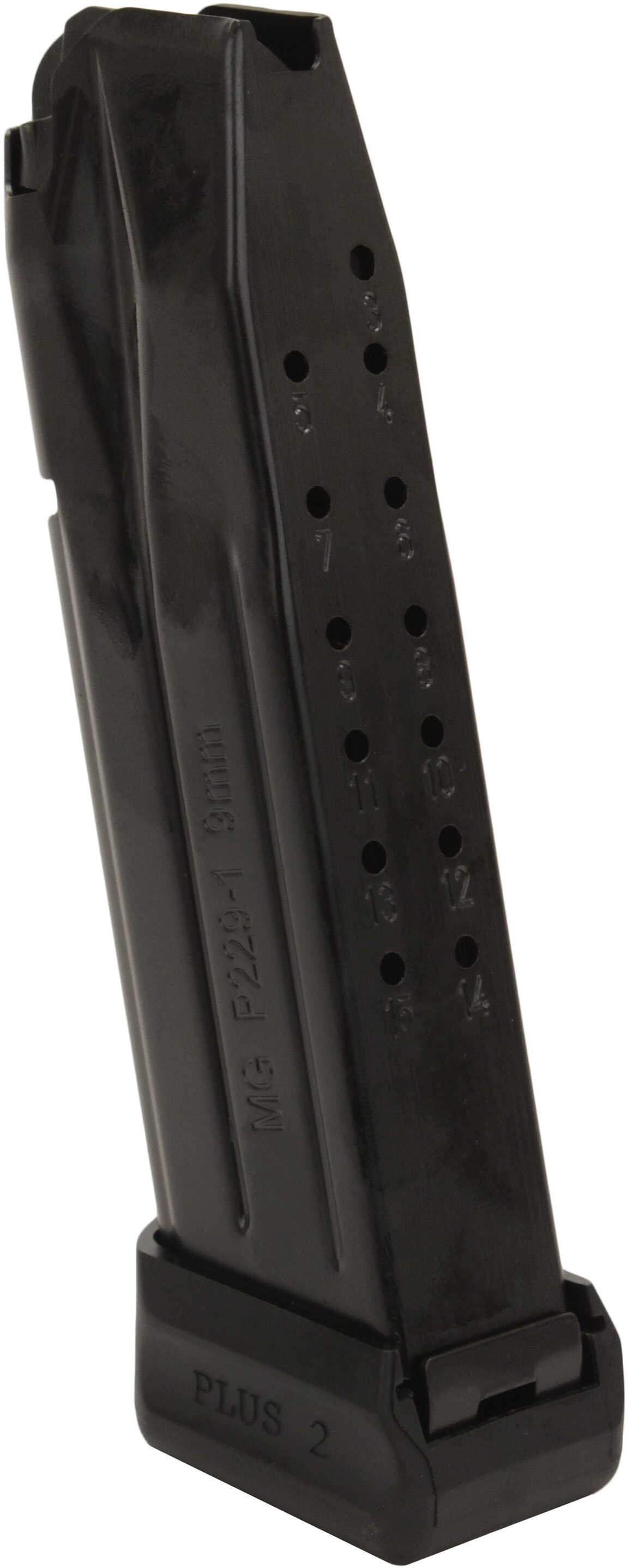 Mec-Gar Sig Sauer P229 Hi Cap Ext. Magazine 9mm Luger 17Rd Black