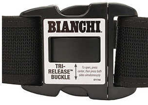 Bianchi Model 8100 PatrolTek Web Duty Belt 2" Size 34-40" Loop Lined Nylon Black Finish 31322