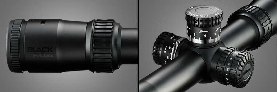 Nikon Black FX1000 6-24x50SF Illuminated FX-MRAD Reticle FFP Matte Finish