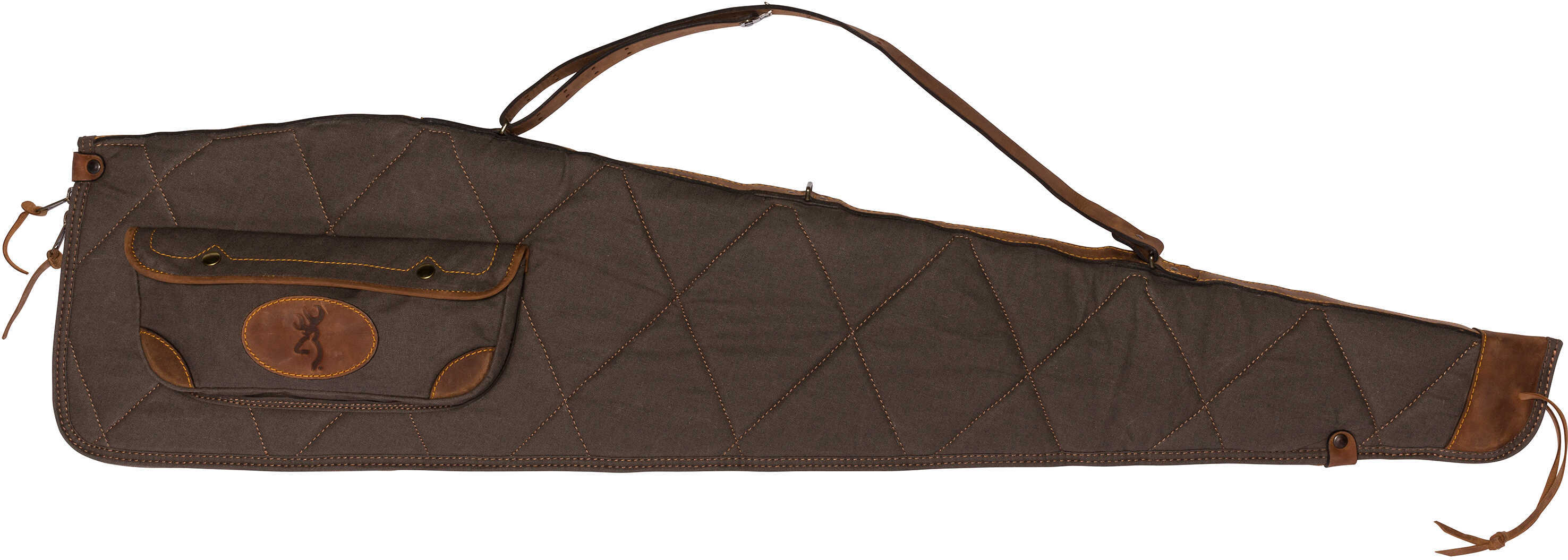 Browning Lona Canvas/Leather Rifle Case, Flint/Brown Model: 1413886948