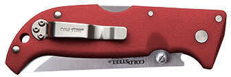 Cold Steel Cs-20NPH Finn Wolf 3.50" Folding Plain AUS 8A Blade Red Griv-Ex Handle