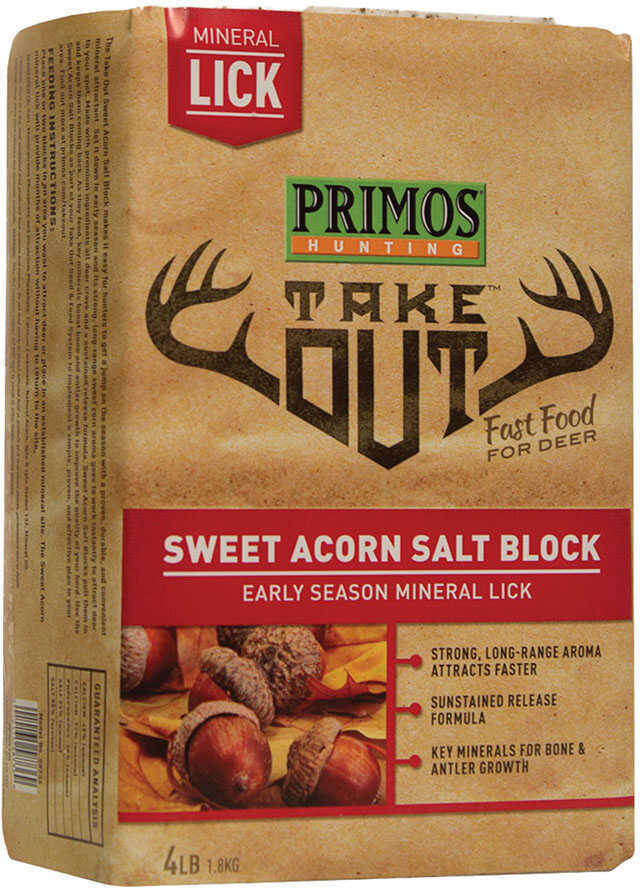 Primos Take Out Sweet Acorn Salt Block 4Lb-img-1