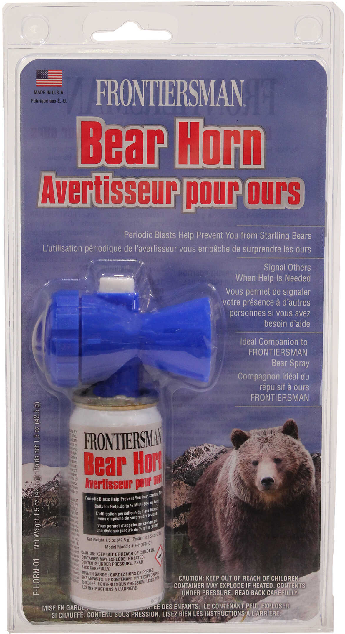 Sabre Frontiersman Bear Horn  Model: F-HORN-01
