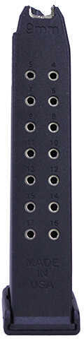 ProMag Magazine For Glock 17/19/26 9MM 18Rd Black Polymer New And Improved Design GLK-A9B