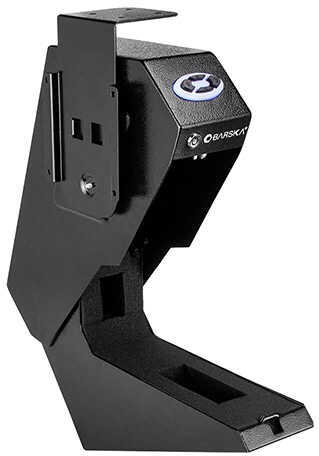 Barska Pistol Safe 3"x13.5"x7.5" Backup Keys and Mounting Hardware Black CA DOJ Approved AX13094