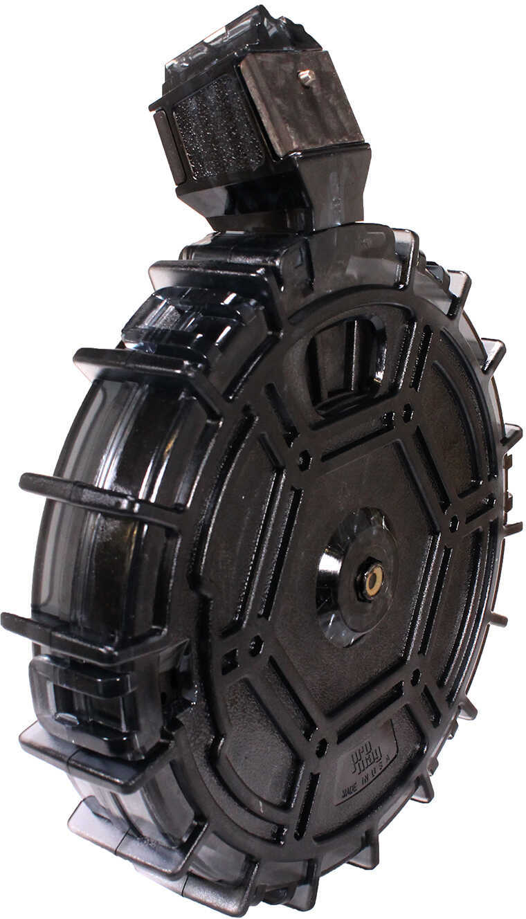 ProMag Magazine Drum 22LR 70Rd Fits Ruger 10/22 Smoke Polymer RUG-A30