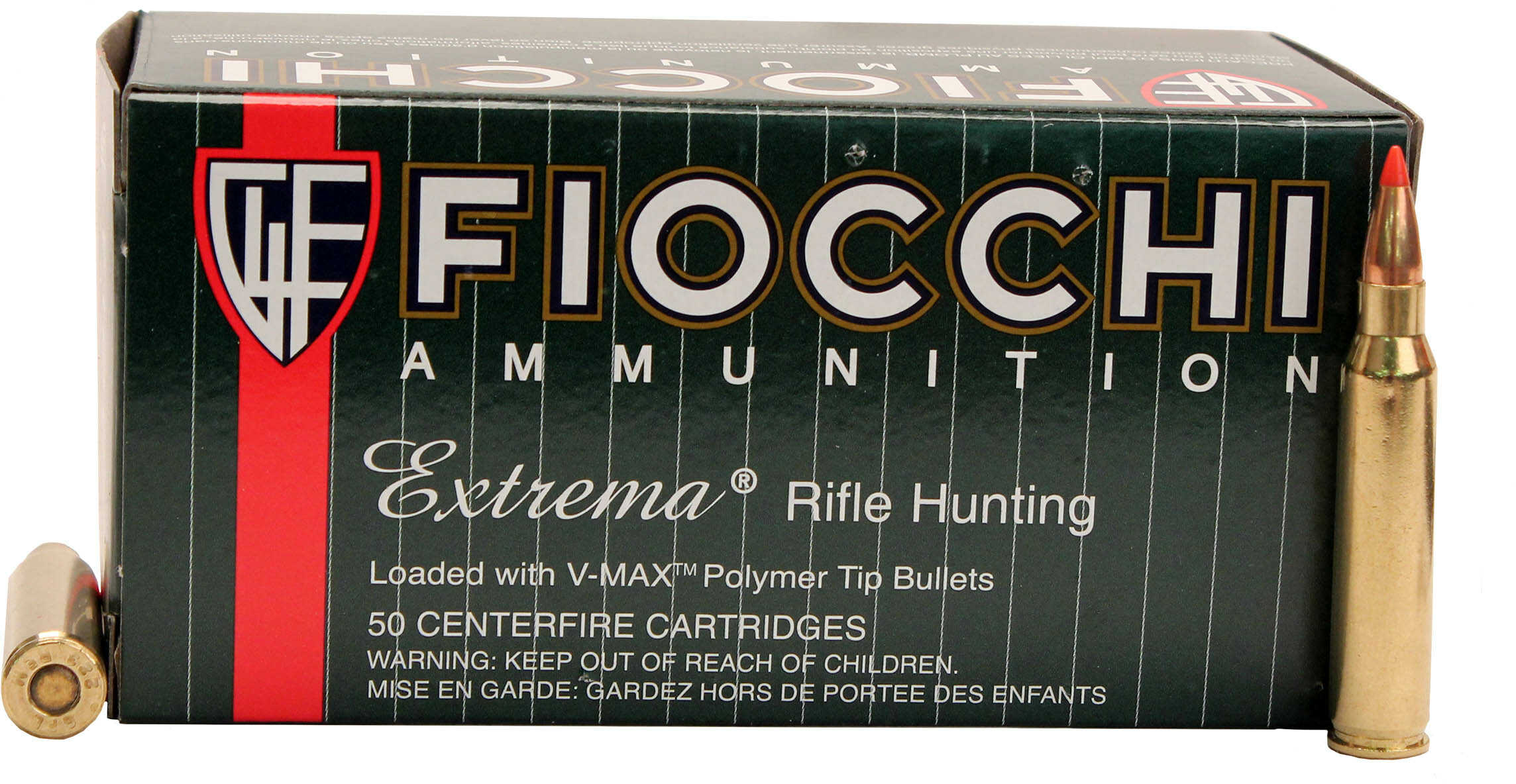 Fiocchi FXT Centerfire Rifle Ammo 223 Rem. 50 gr. V-Max 50 rd. Model: 223HVA50
