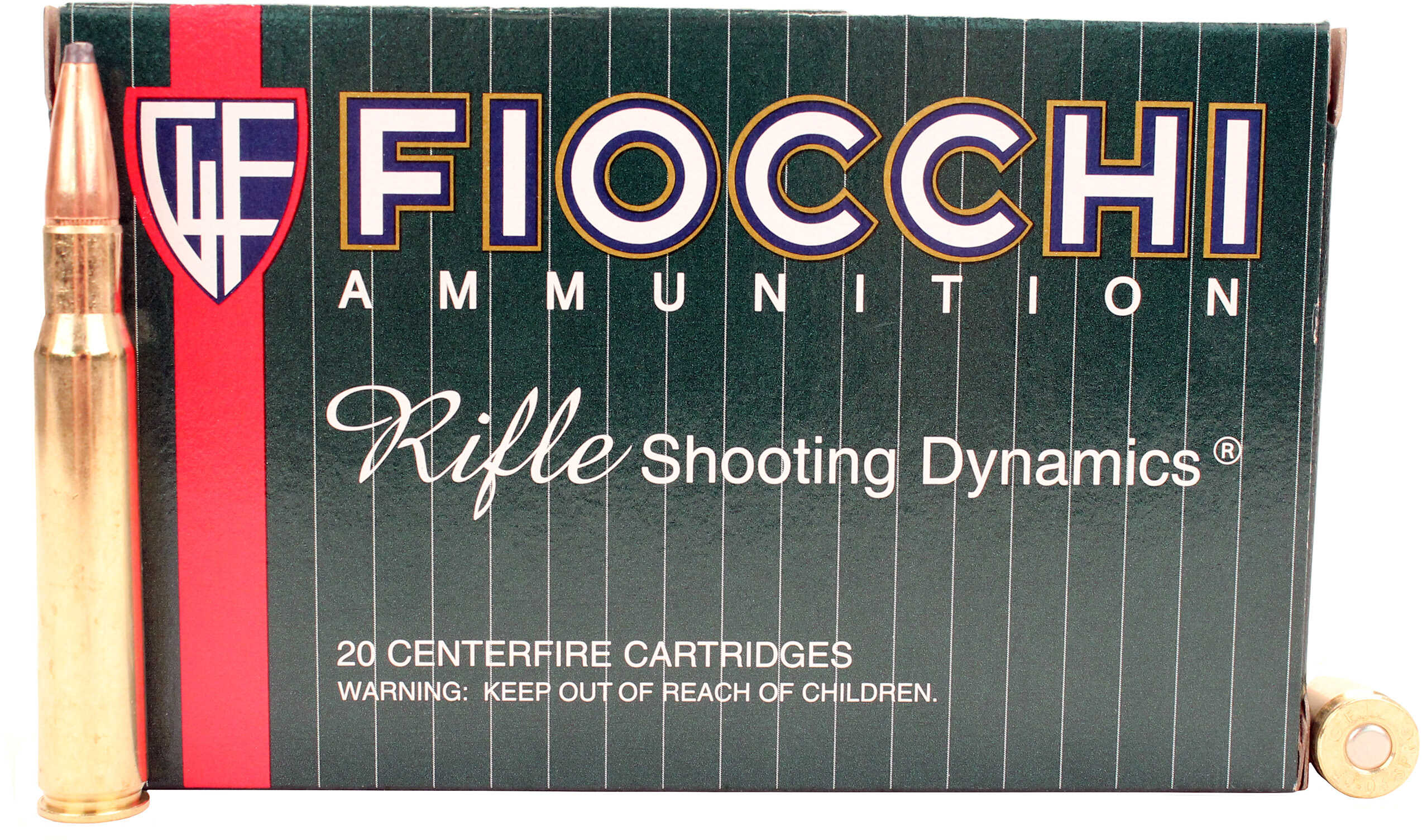 Fiocchi Field Dynamics Rifle Ammunition .30-06 Sprg 165 Gr  PSP 2800 Fps 20/ct