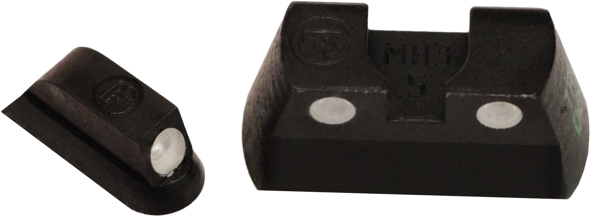Meprolight USA 177763101 Tru-Dot Day/Night Tritium Sights CZ 75/85/SP01 Fixed Green Black Frame