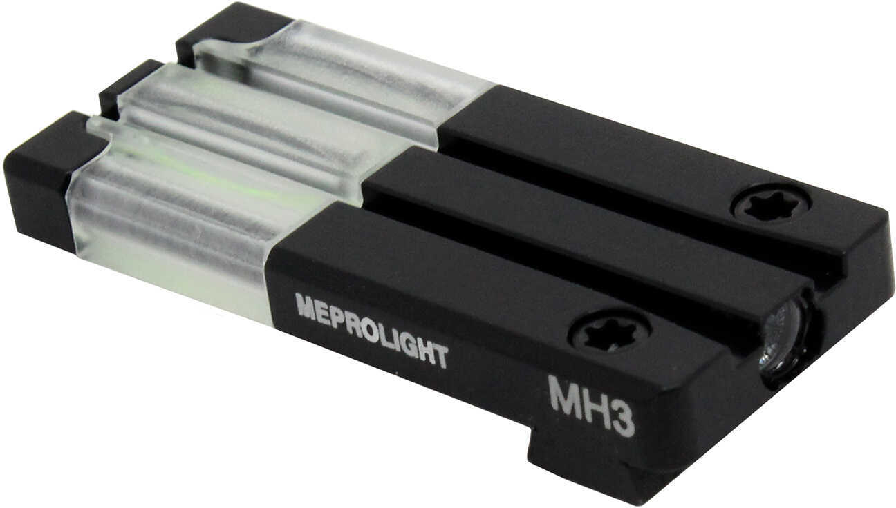 Meprolight Fiber Tritium Bullseye Sight Fits S&W Rear Green/Green 0631203108