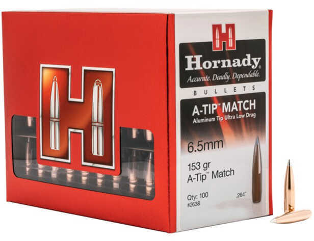 Hornady 6.5mm (0.264'') 153 Grain A-Tip 100/Box