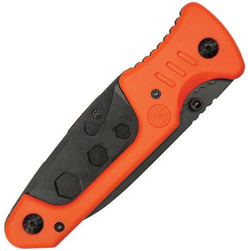 UST - Ultimate Survival Technologies Klipp Folder 3.0 Knife Multi-Tool Black Oxide Finish 3" Blade Plain Edge Orange Han