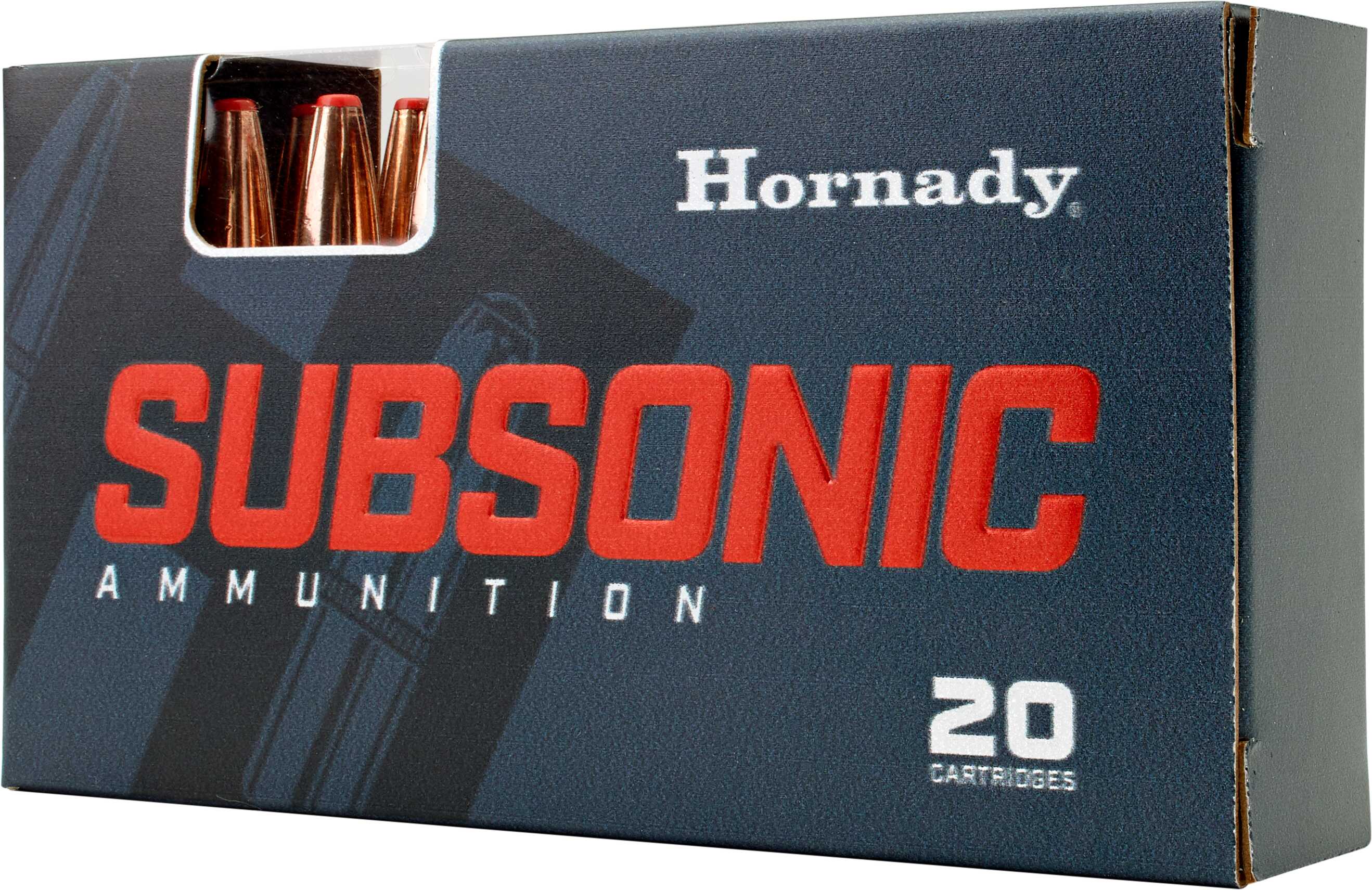 Hornady 300 Blackout 190 Grain Sub-X Subsonic Ammo 20 Round Box