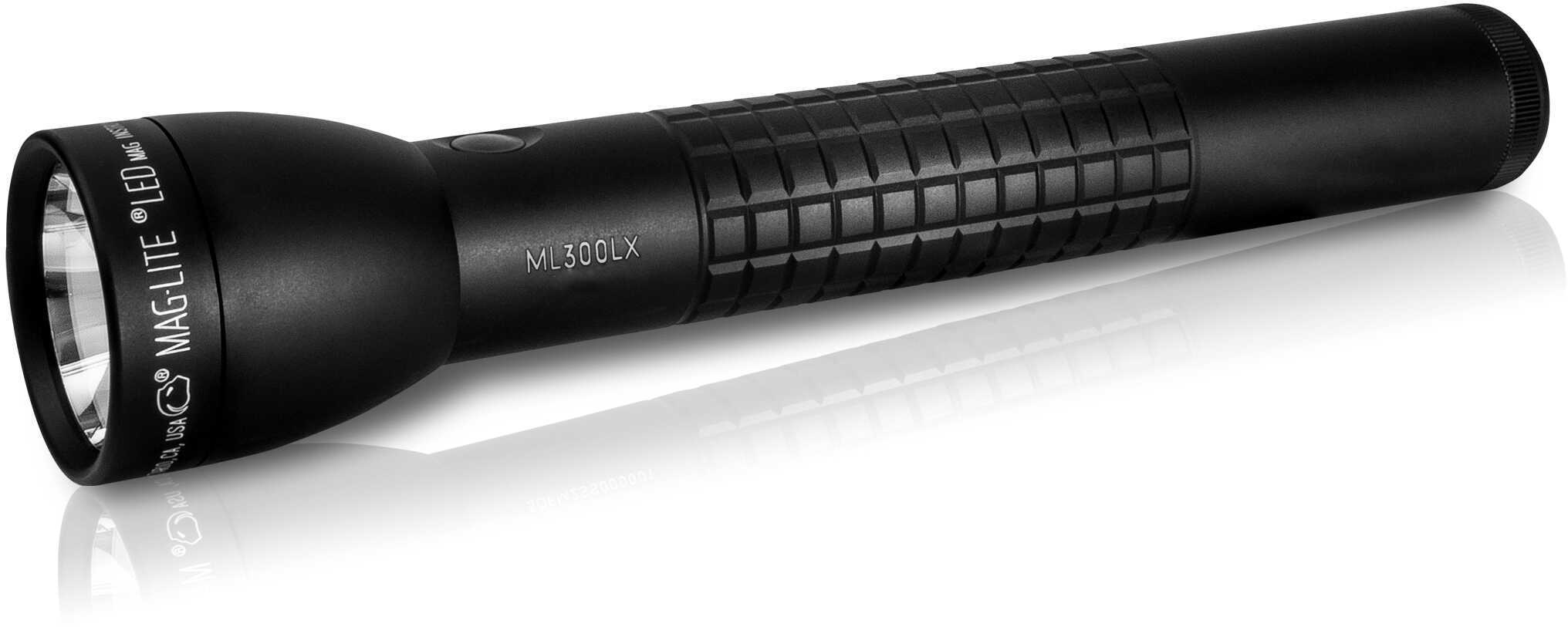 Maglite ML300LX LED 2-Cell D Flashlight Matte Black