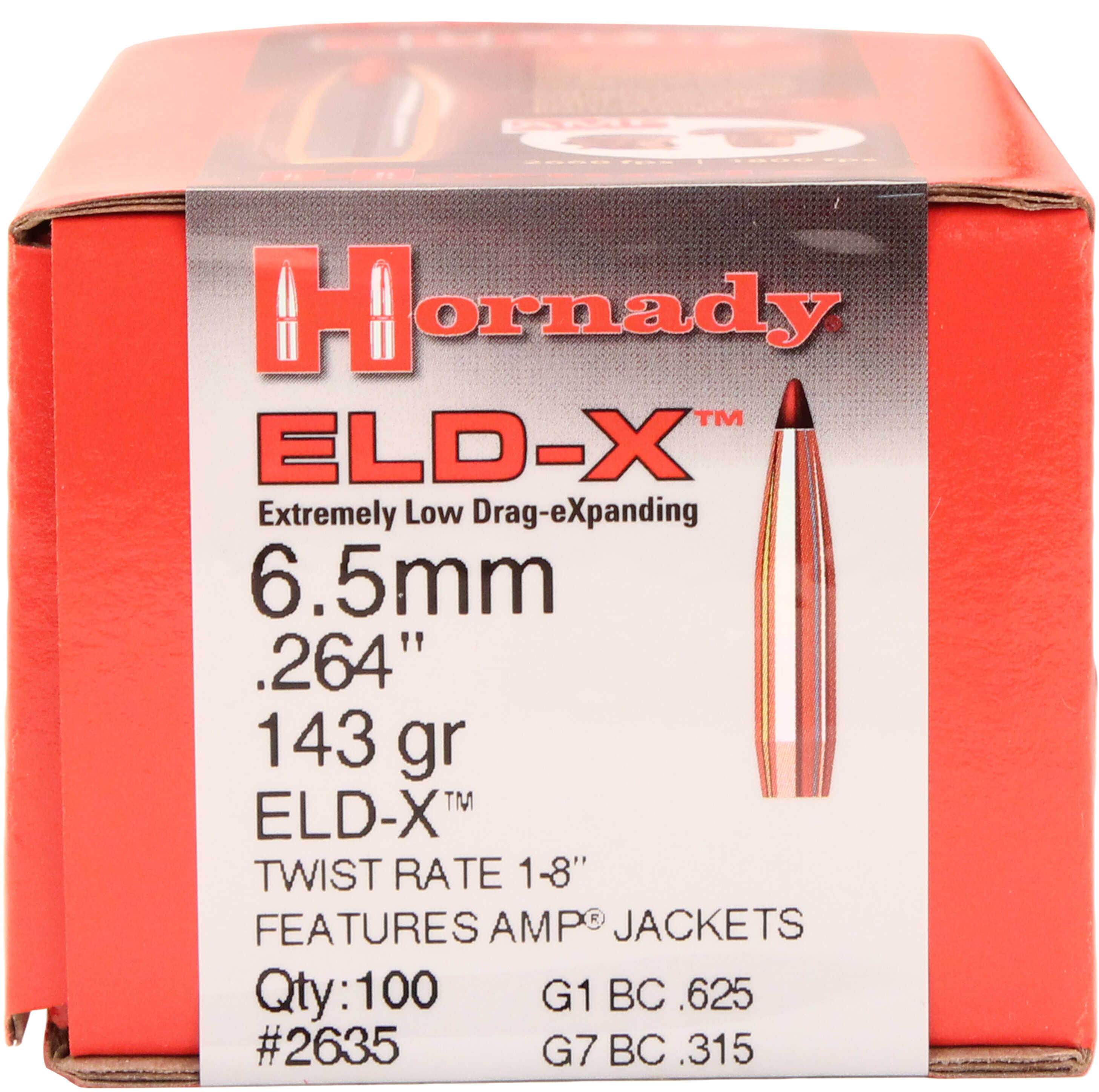 Hornady bullet 6.5MM 143Gr ELD-X 100/20