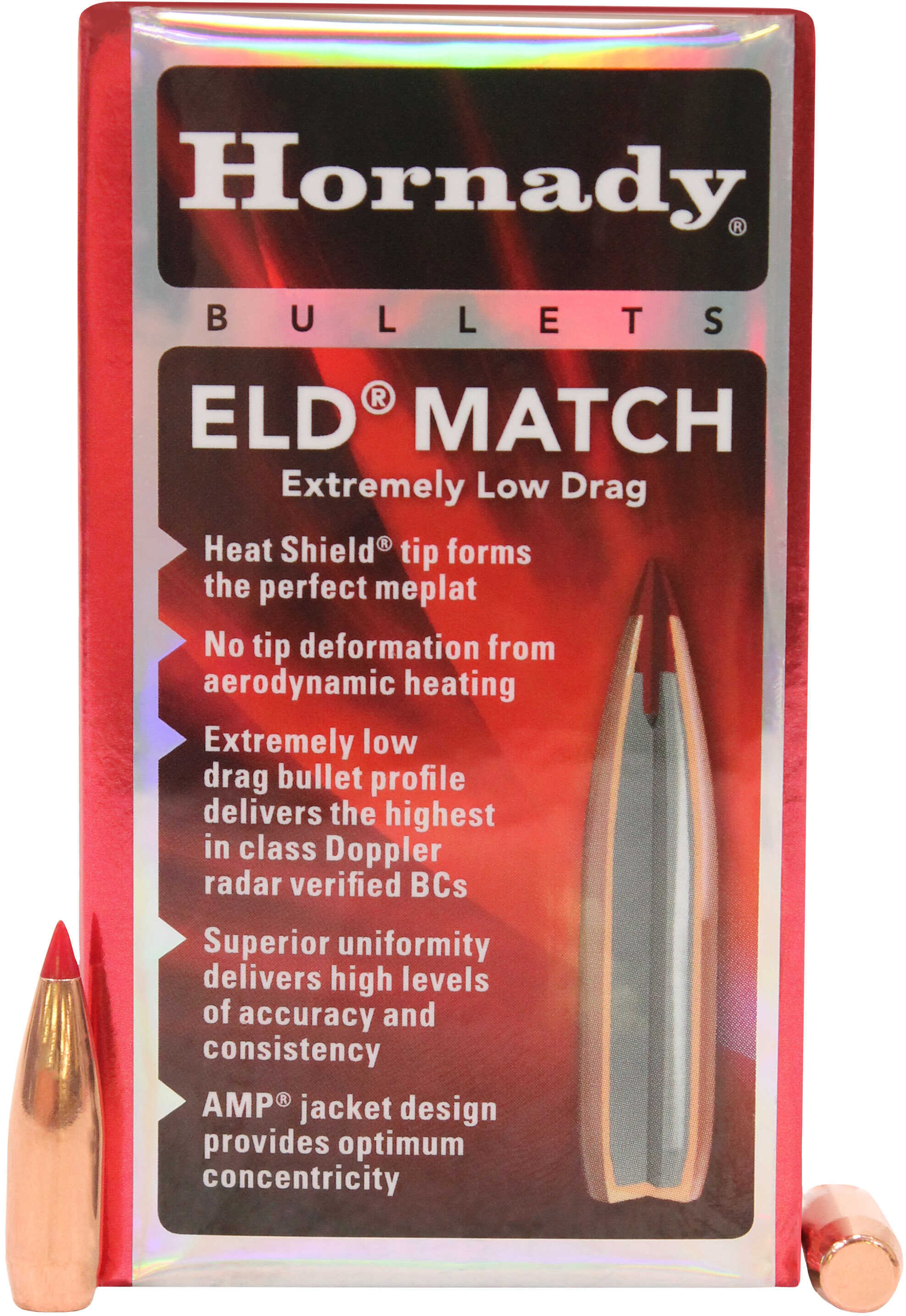 Hornady ELD Match Bullets With Heat Shield 6.5mm .264" 100 Gr 100/ct