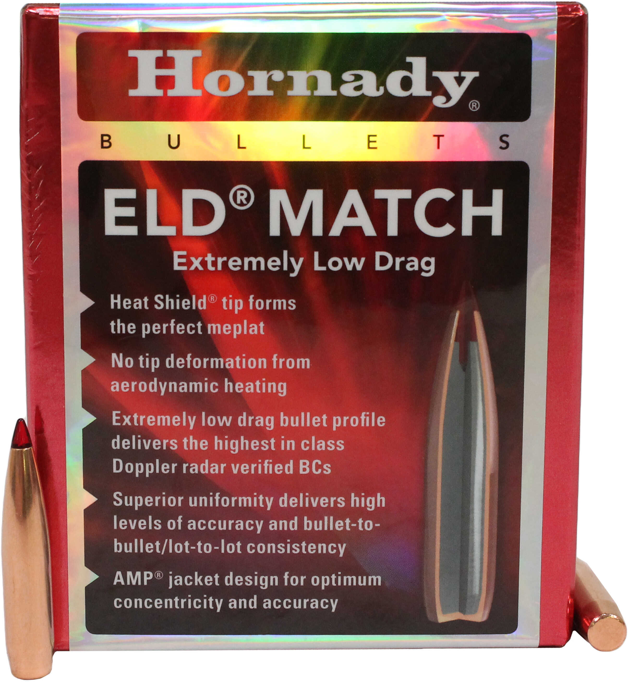 Hornady 30 Caliber .308 225 Grain ELD Match 100 Count