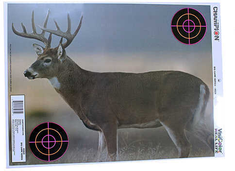 Visicolor Target 12 Pack 13X18 Real Life Deer