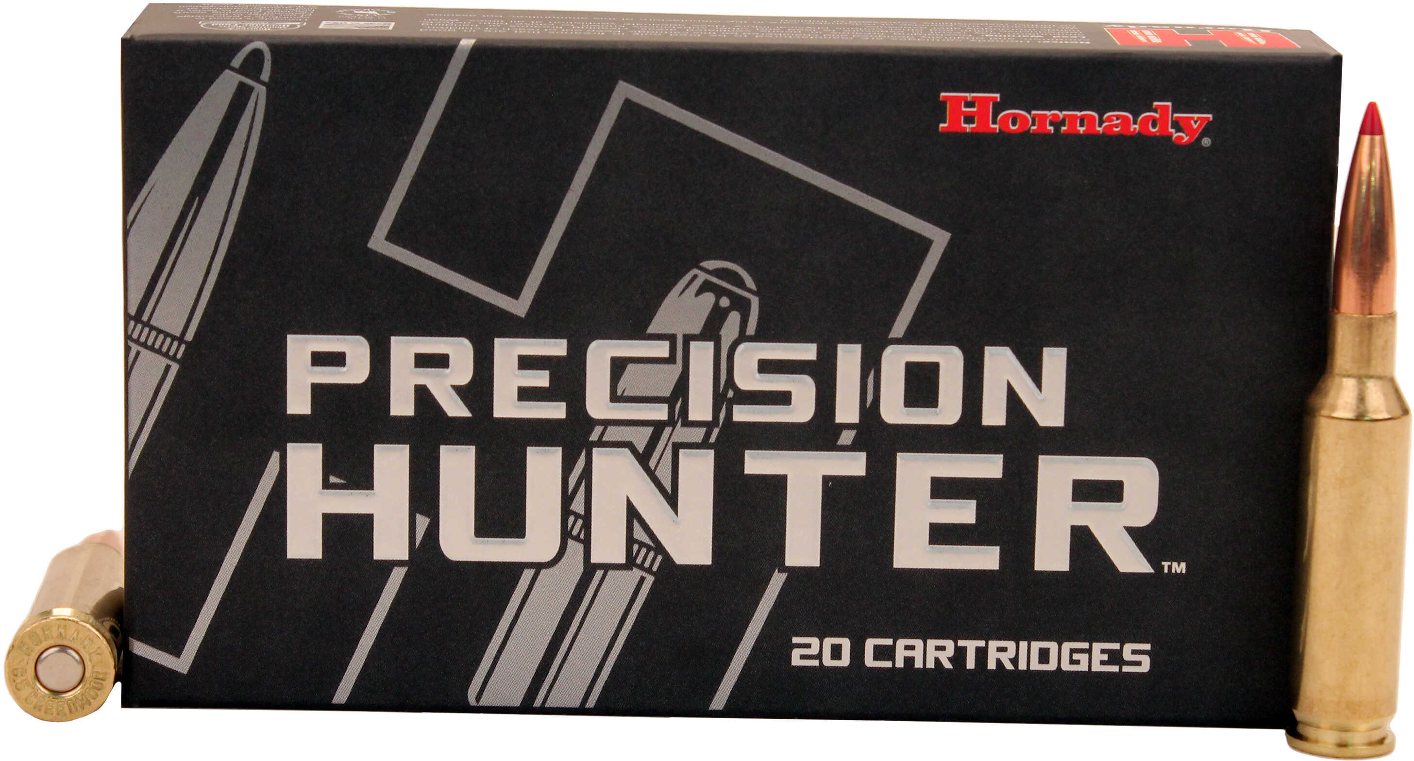 Hornady Precision Hunter Rifle Ammunition 6.5mm Creedmoor 143 Gr ELD-X 2700 Fps 20/ct