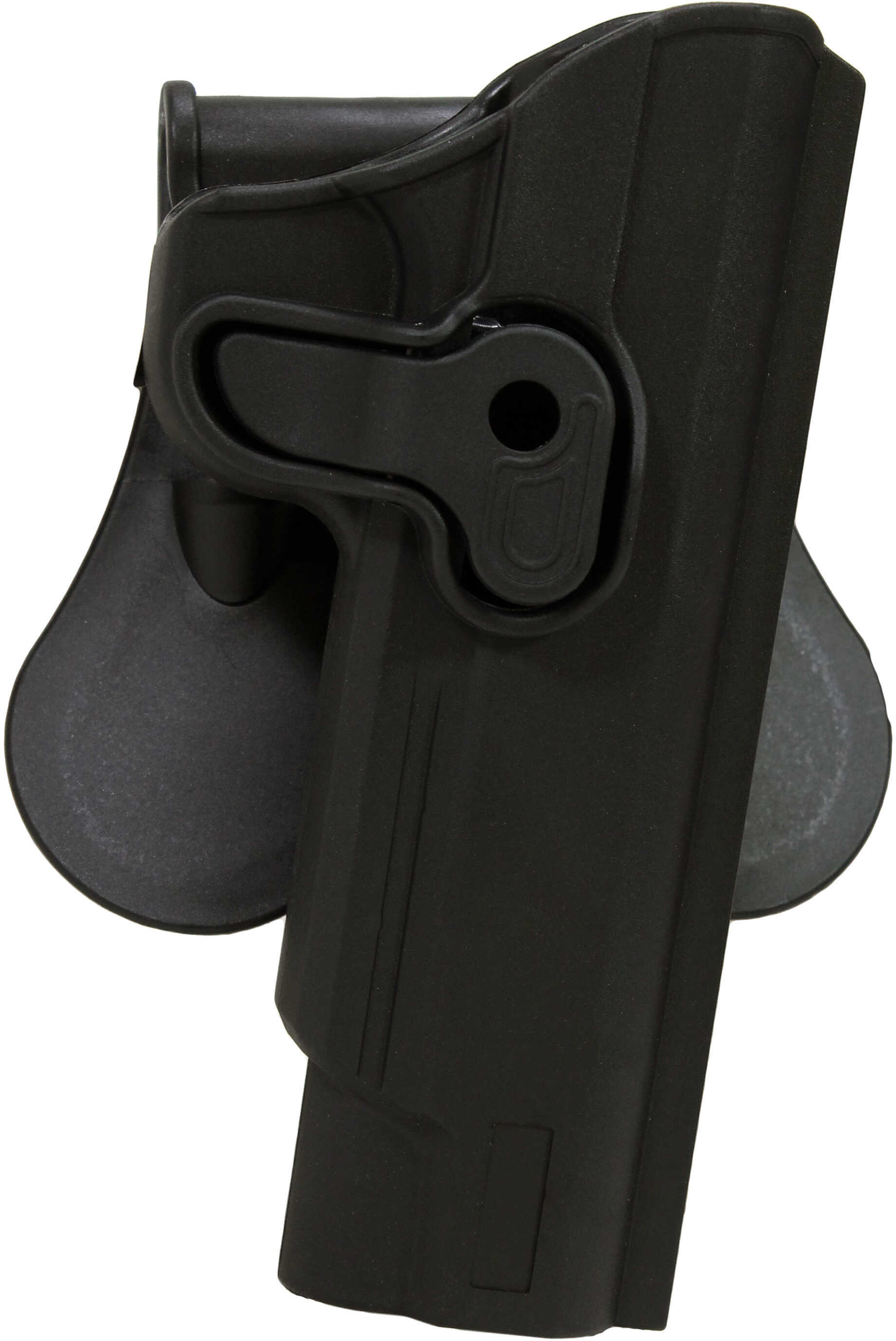 Bulldog Rapid Release Polymer Holster w/Paddle-RH Fits Standard 1911 Style Autos