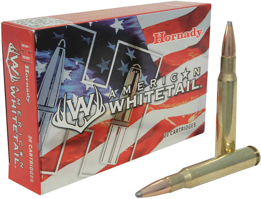 Hornady American Whitetail 30-06 Springfield 180 gr InterLock Spire Point Ammo 20 Round Box