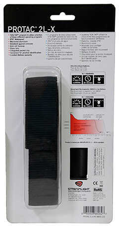 StreamLight ProTac 2L-X High Performance Tactical Light -  Dual Fuel Includes 2 Cr123A Lithium Batteries & Holster Clam