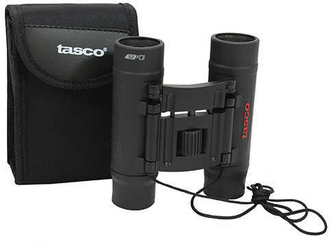 Tasco 10x 25mm Binoculars Black Roof Multi-Coated