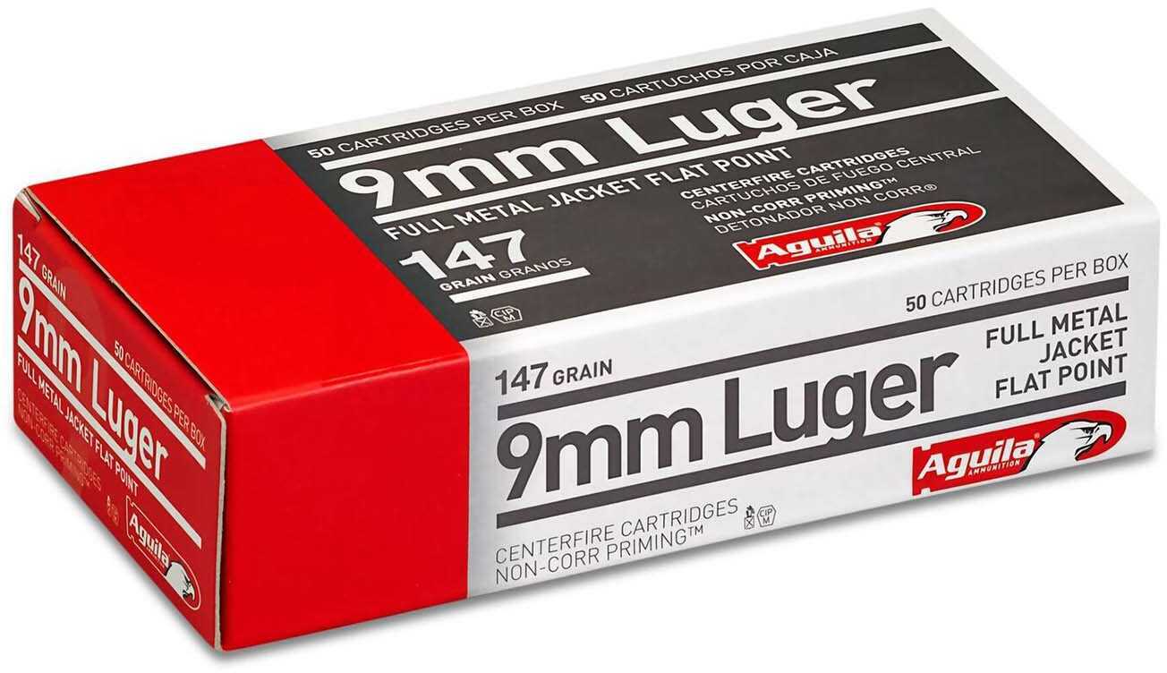AGUILA 9MM FMJ FN 147GR SUBSONIC