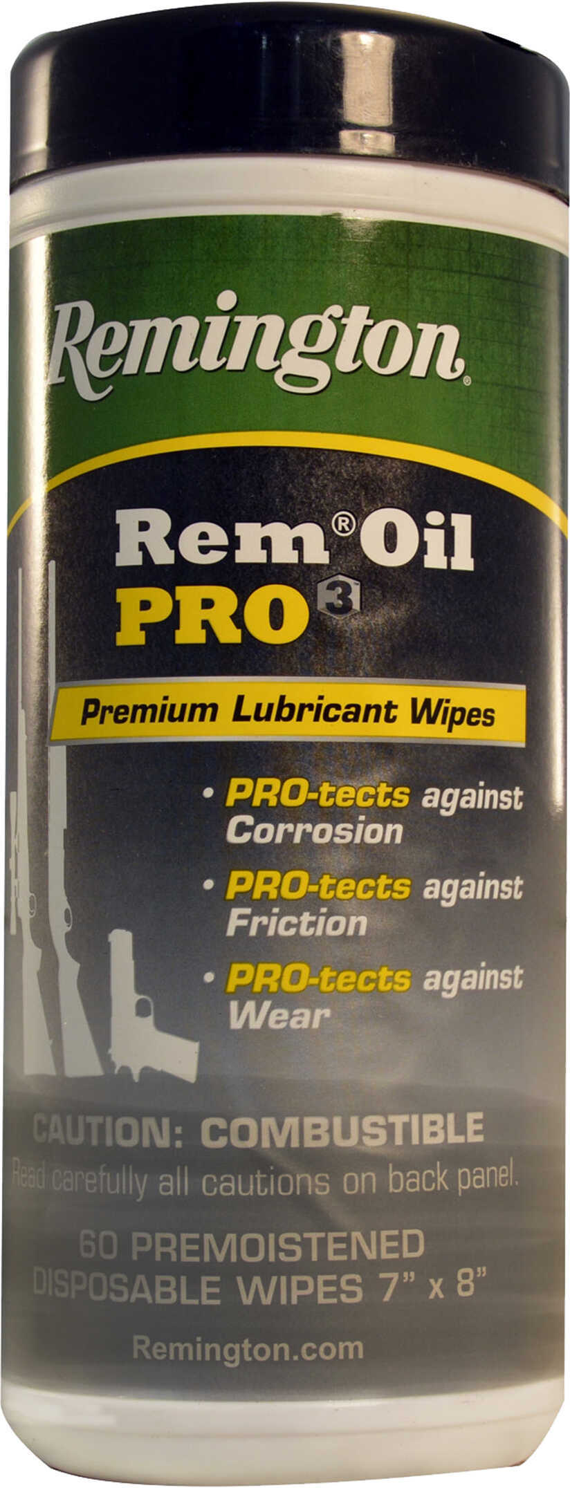 Remington Accessories 18922 Oil Pro3 Lubricant Wipes 60 Count