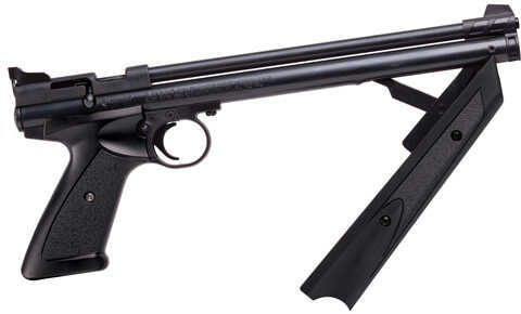 Crosman Variable Pump Air Pistol 22 Caliber 460 Feet Per Second 10.1" Barrel Black Synthetic Stock Single Shot P1322