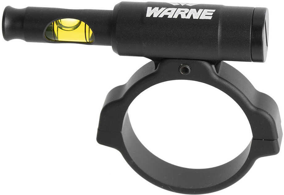 Warne Universal Scope Level Anti-Cant Leveling Device 35mm Tube Compatible Green Bubble Matte Black Finish