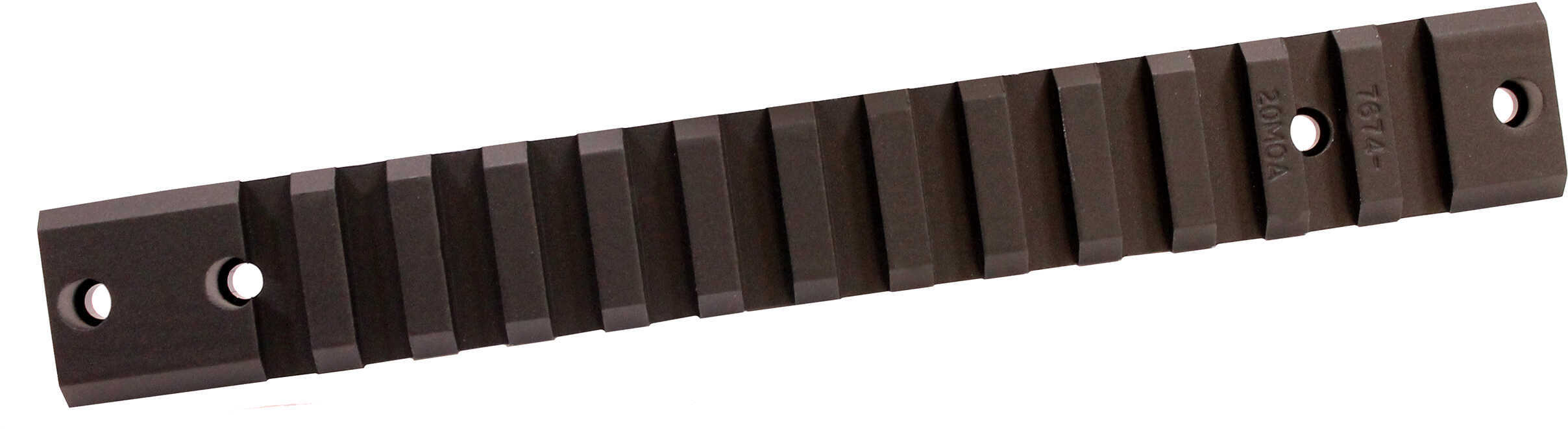 Warne Mountain Tech Tactical Rail Matte Black Remington Long Action Model: 7674M