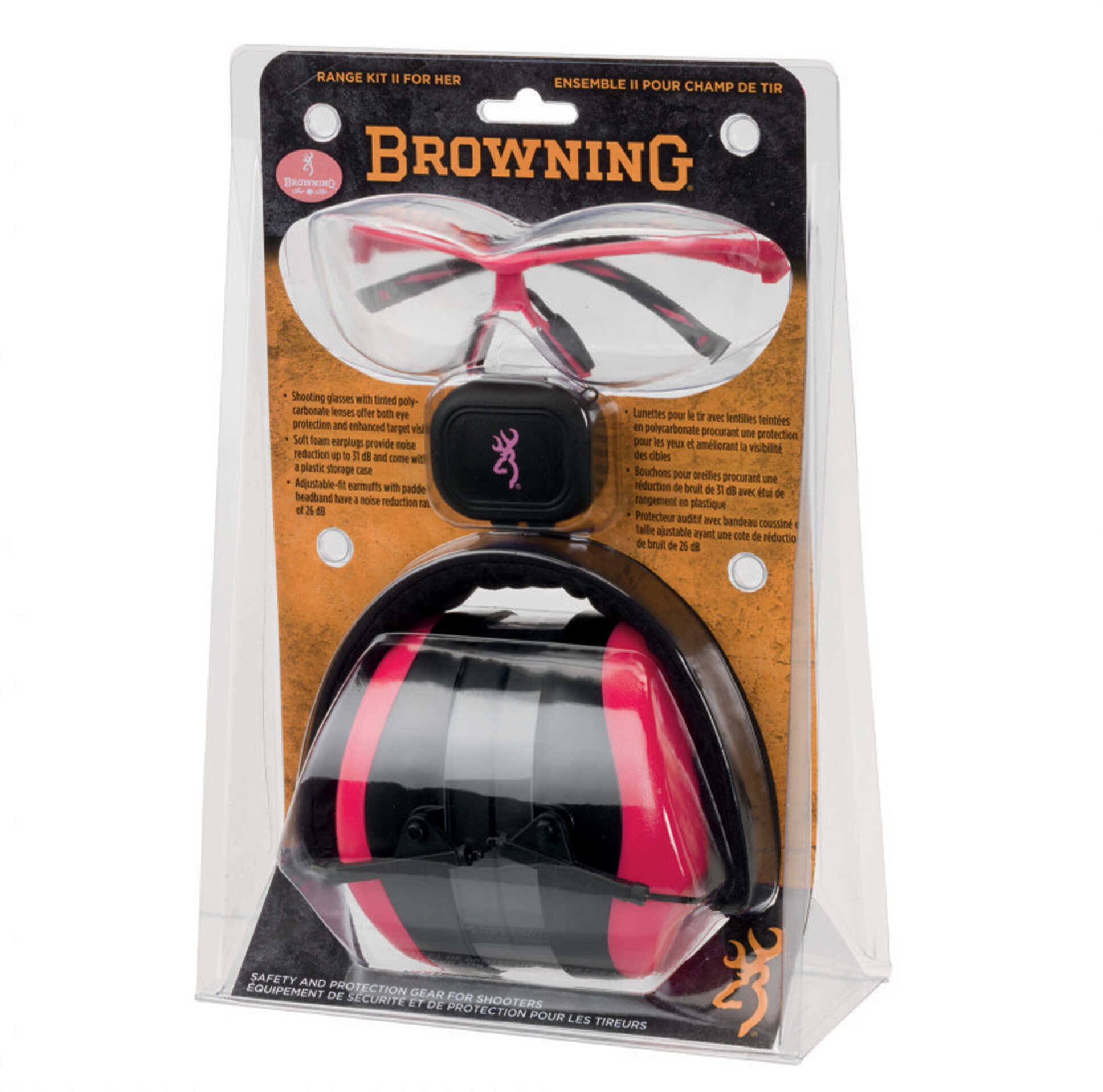 Bro Range Kit For Her Pink Muffs Plugs Glasses