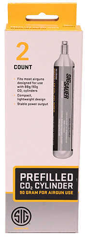 Sig Airguns Advanced Sport Pellet Replacement 2-Pack Of 90 Gram Co2 Cylinders