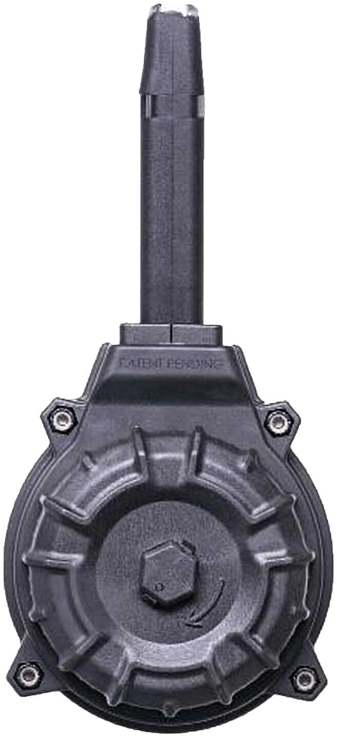 ProMag Magazine Drum Fits Glock 17/19 9MM 50Rd Black Polymer DRM-A11