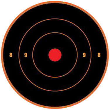 EzAim Reflective Bullseye Target 9 in. 6 pk. Model: 15232