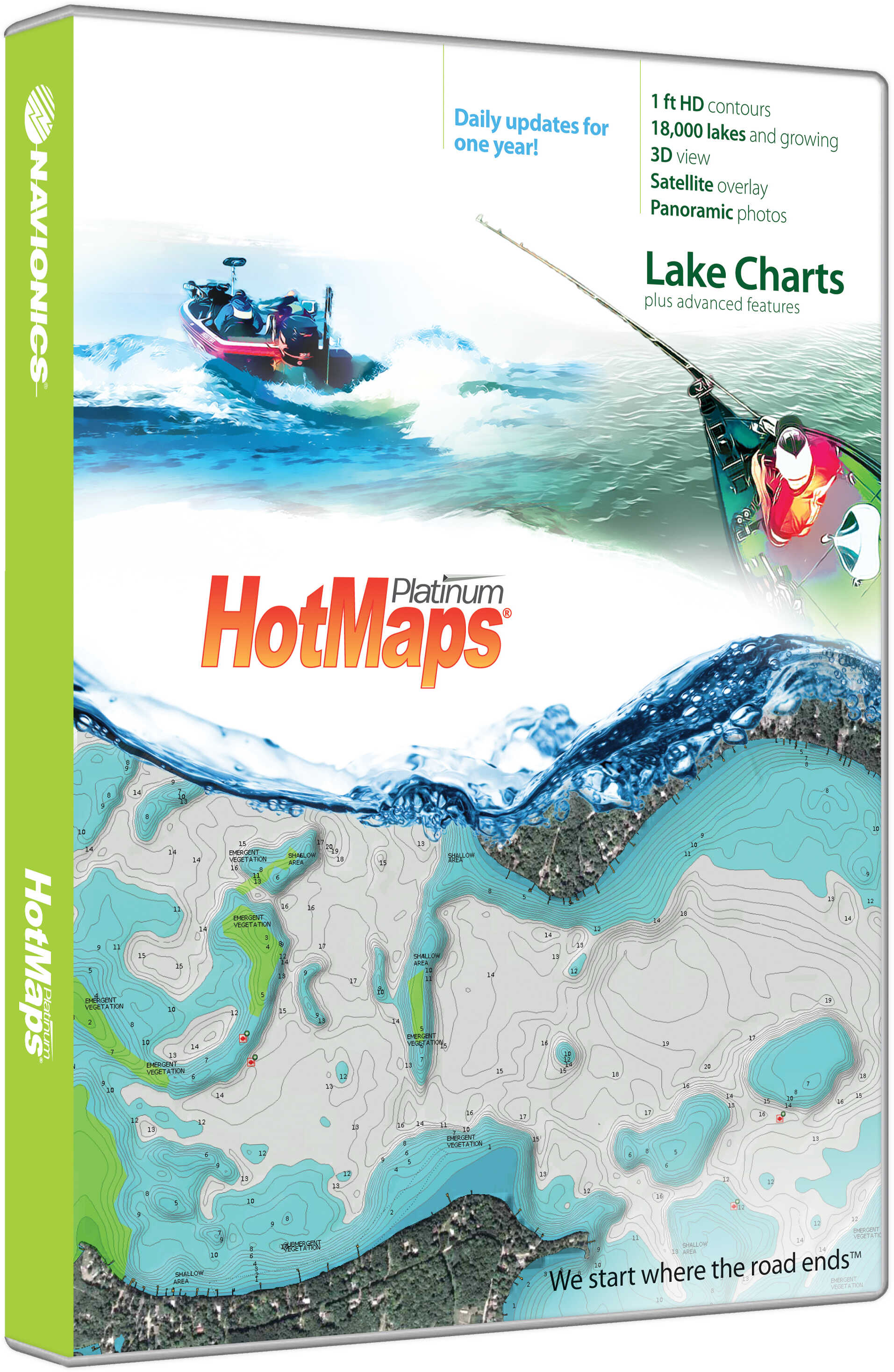Navionics HotMaps Platinum Lake Maps - East - microSD&trade;/SD&trade;