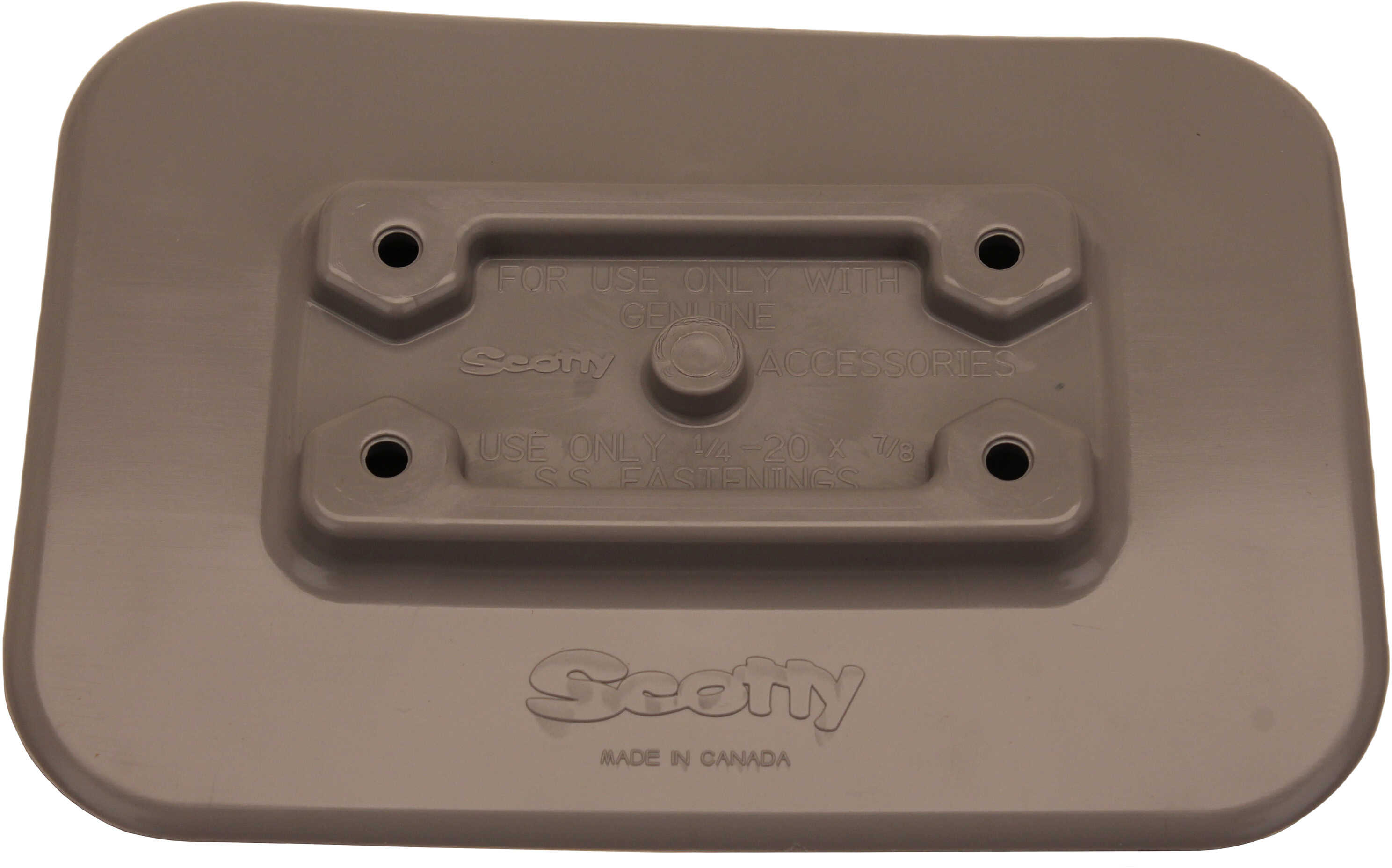 Scotty 341-GR Glue-On Mount Pad f/Inflatable Boats - Gray