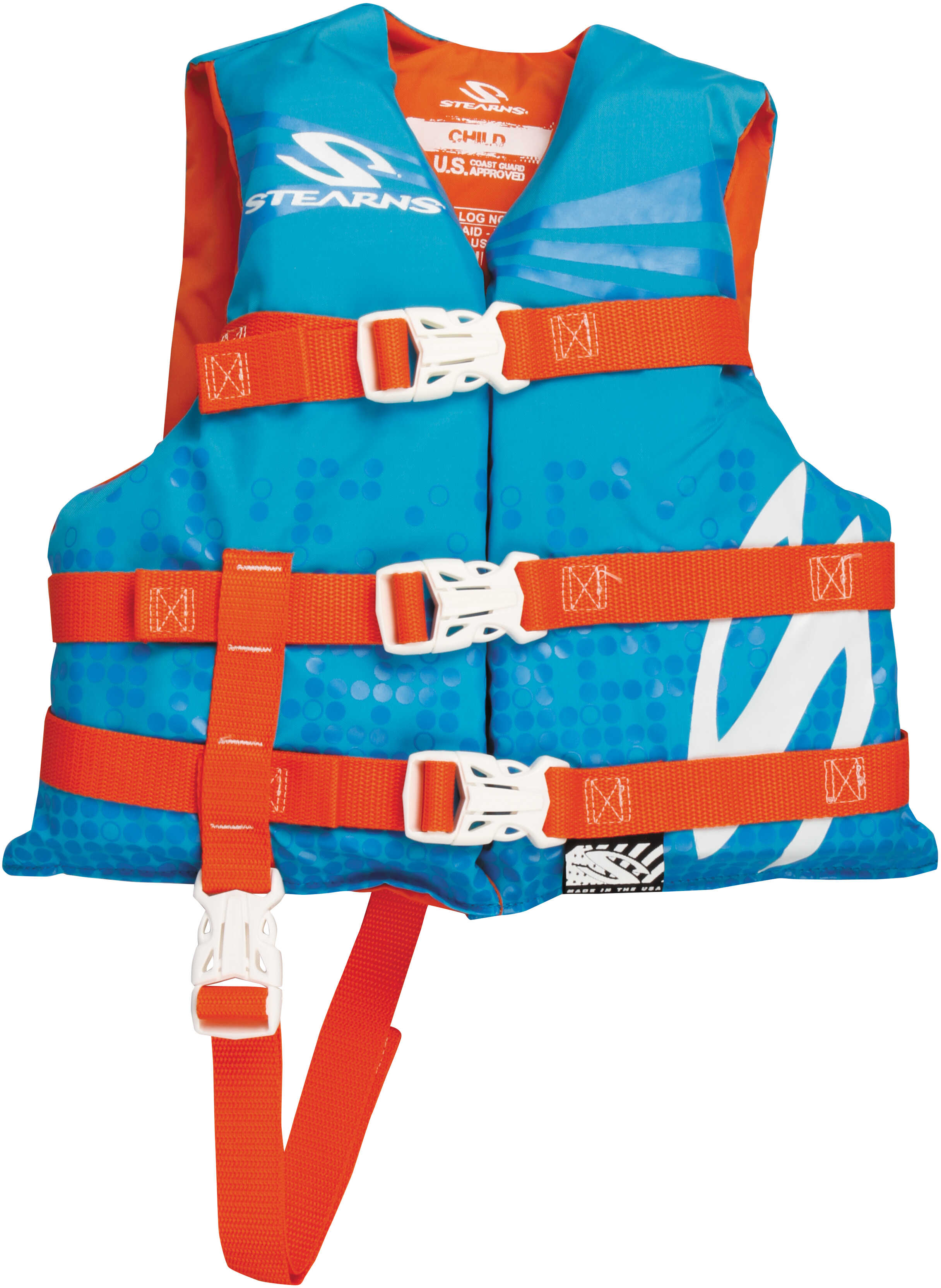 Stearns Child Classic Nylon Vest Life Jacket - 30-50lbs - Abstract Wave