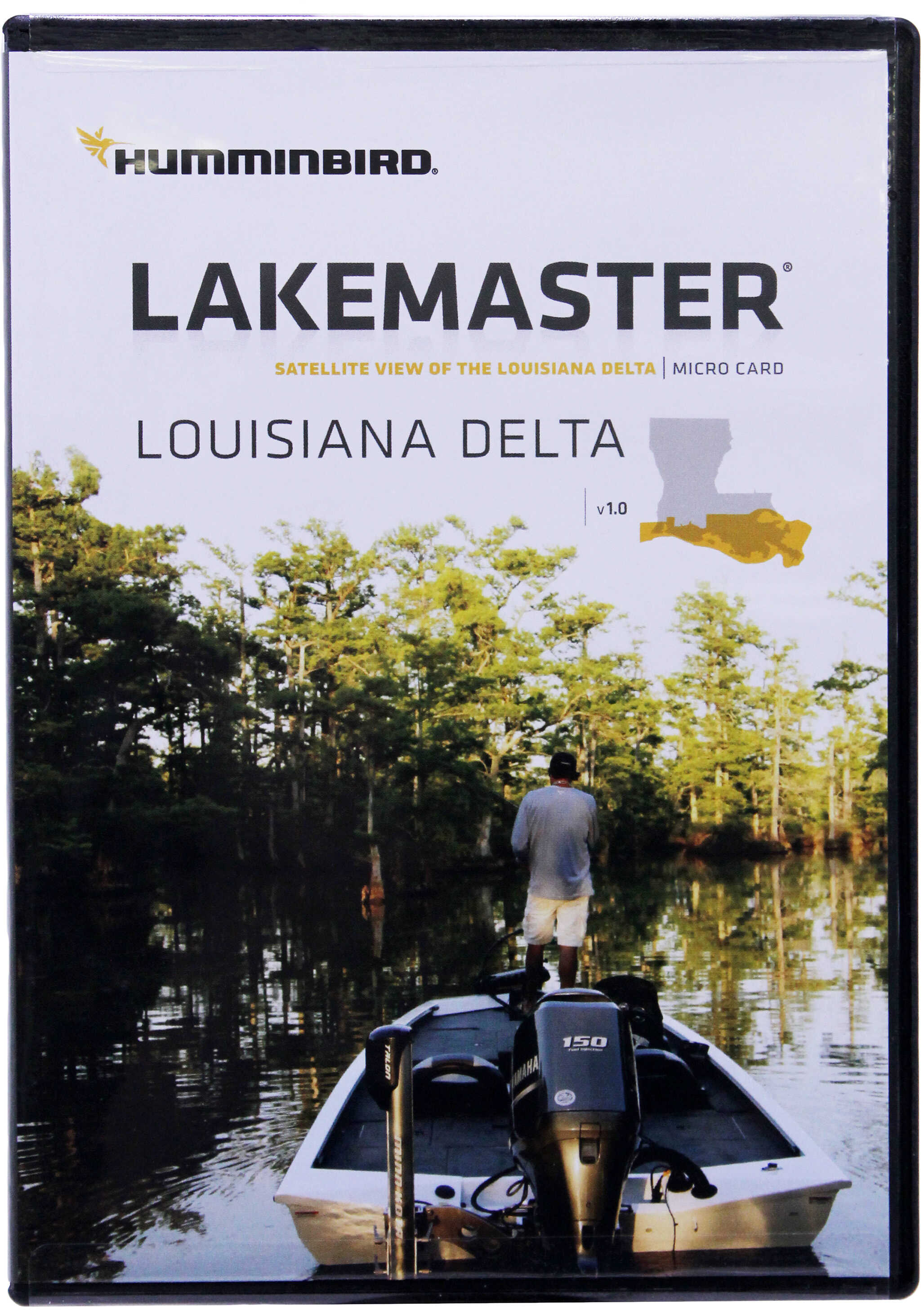 Humminbird LakeMaster Aerial Satellite View - Louisiana Delta
