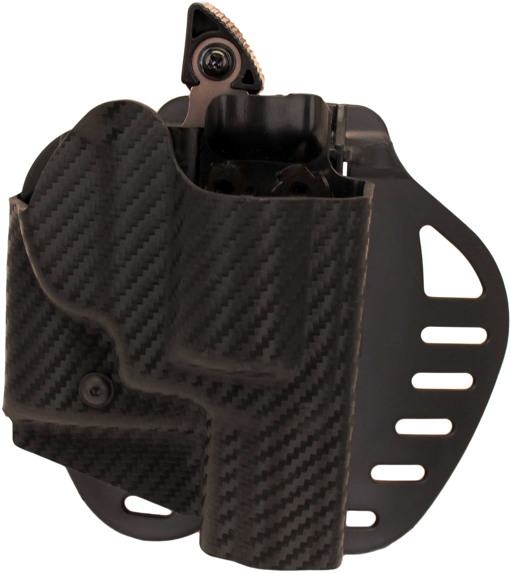 Hogue ARS Stage 1 Carry HOLSTR OWB/Paddle RH J-FRME CARBN FBR