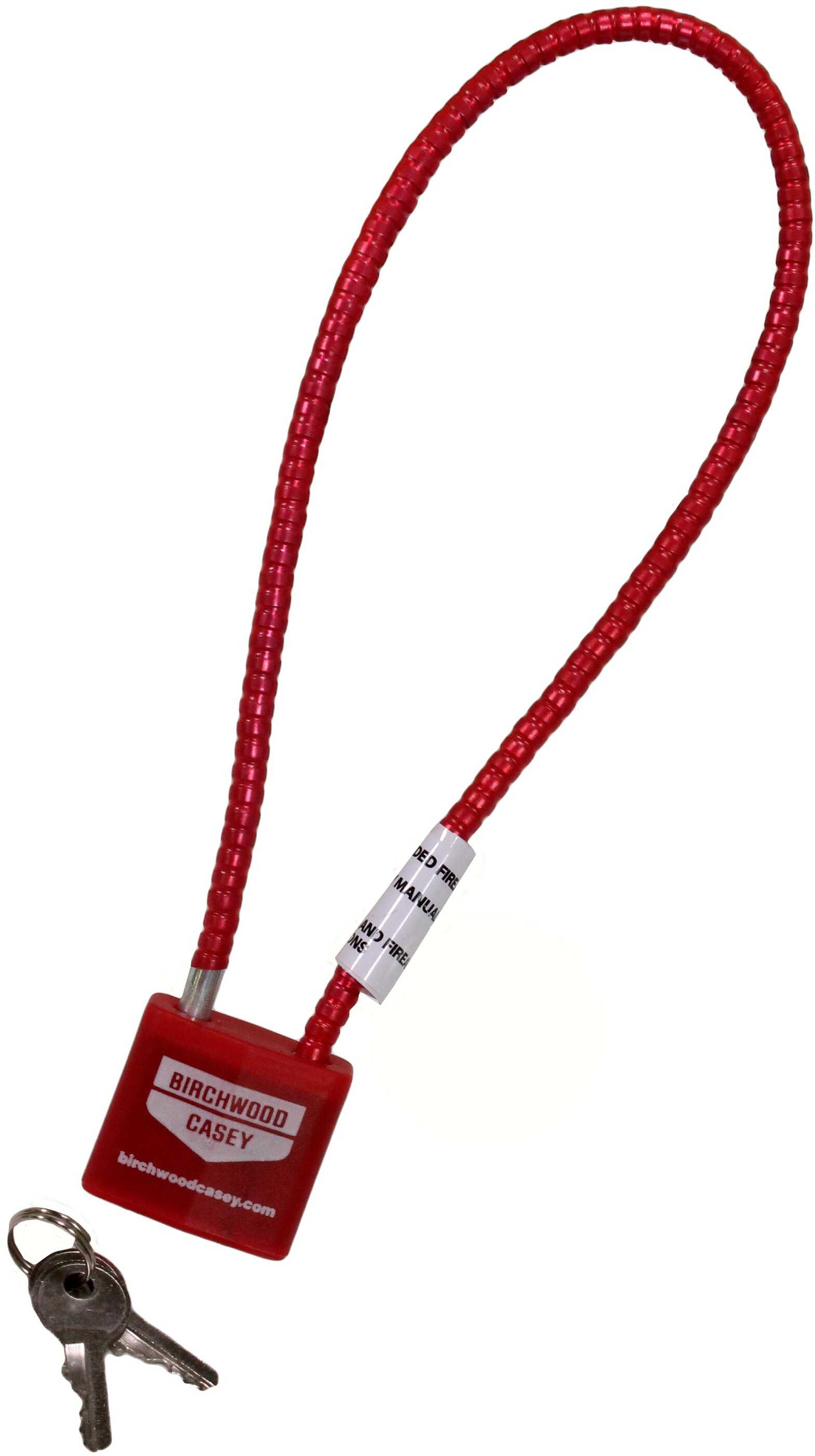 BC SAFELOCK CABLE LOCK RED