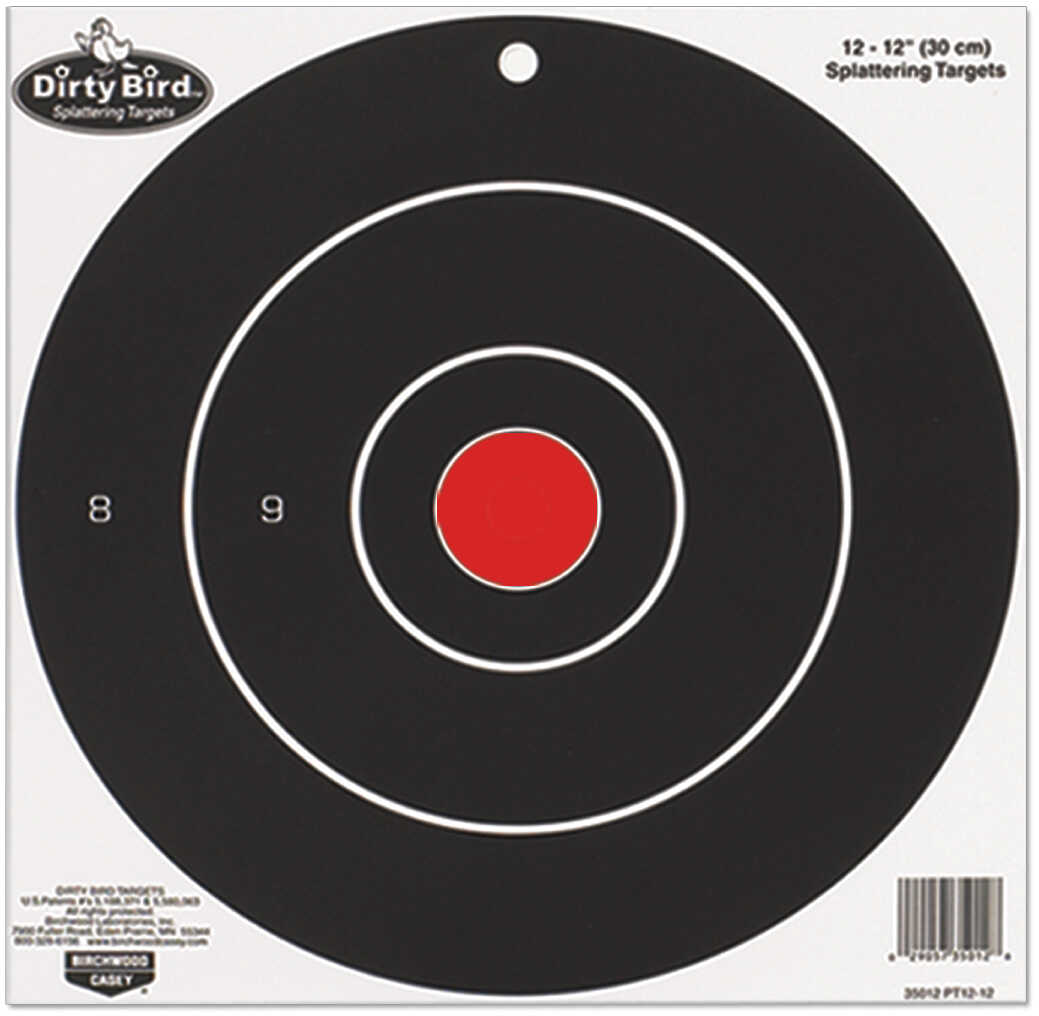Birchwood Casey Dirty Bird Bullseye Target 17.25" 5 Targets BC-35185