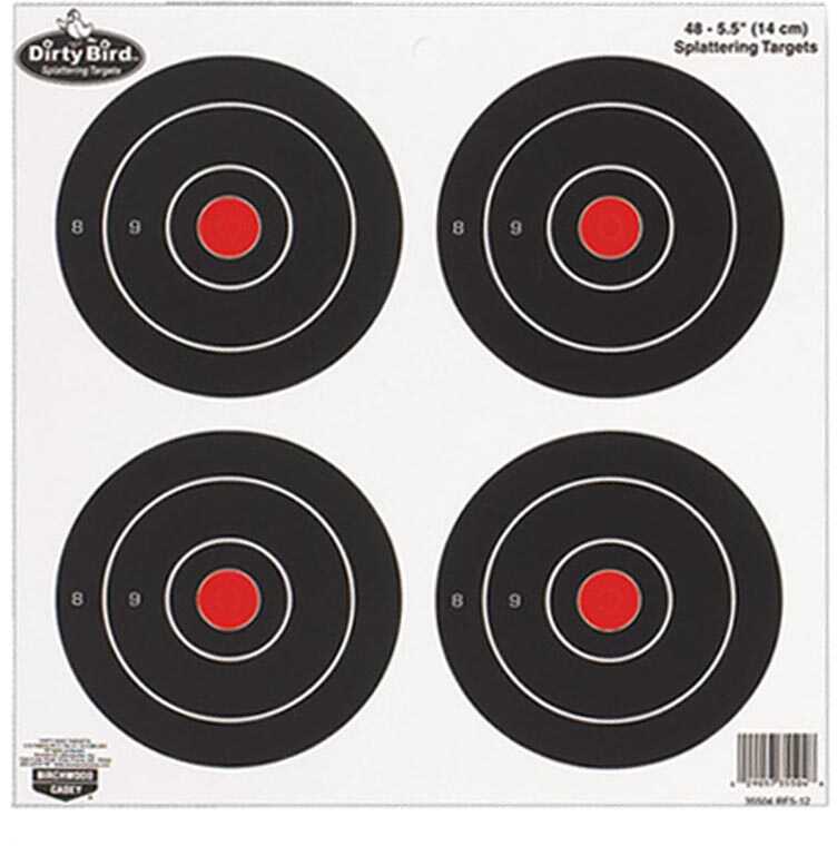 BC DIRTY BRD 6" - 48 BULLS-EYE 12PK